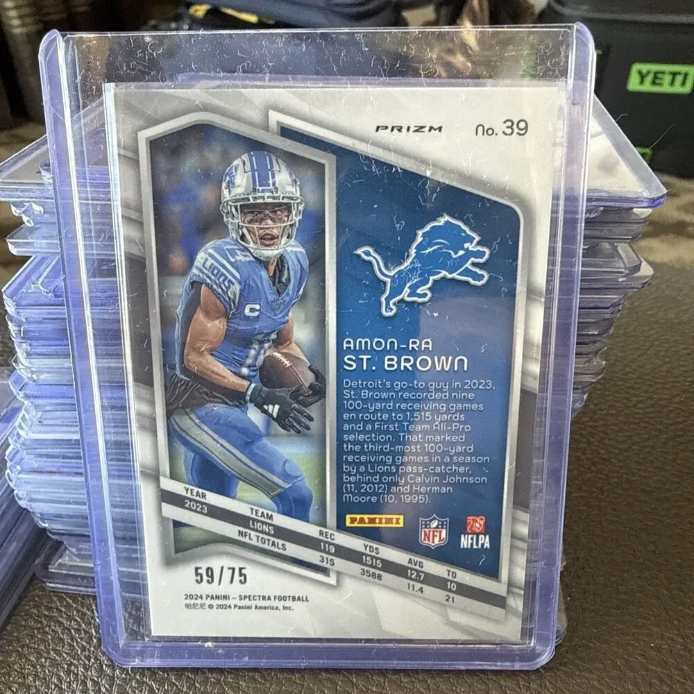 2024 Panini Spectra - Amon-Ra St. Brown #39 Hyper Prizm /75🔥🔥